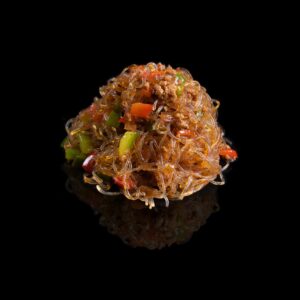 409 - SPAGHETTI DI SOIA CON CARNE PICCANTE